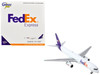 Boeing 757 200F Commercial Aircraft FedEx Federal Express N921FD White with Purple Tail 1/400 Diecast Model Airplane GeminiJets GJ1993