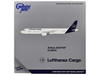 Airbus A321P2F Commercial Aircraft Lufthansa Cargo D AEUC White with Blue Tail 1/400 Diecast Model Airplane GeminiJets GJ2135