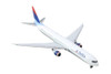 Boeing 767 400ER Commercial Aircraft Delta Air Lines N829MH White with Red and Blue Tail 1/400 Diecast Model Airplane GeminiJets GJ2158