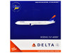 Boeing 767 400ER Commercial Aircraft Delta Air Lines N829MH White with Red and Blue Tail 1/400 Diecast Model Airplane GeminiJets GJ2158