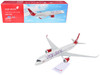 Airbus A350 1000 Commercial Aircraft Virgin Atlantic G VLUX White with Red Tail Snap Fit 1/250 Plastic Model Skymarks SKP4791