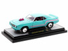 1969 Chevrolet Camaro Z/28 Light Blue with Pink Stripes Pro Street Limited Edition to 6250 pieces Worldwide 1/24 Diecast Model Car M2 Machines 40300-121A