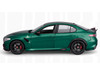 Alfa Romeo Giulia GTA Green Metallic with Carbon Top 1/18 Diecast Model Car Bburago 11048GRN