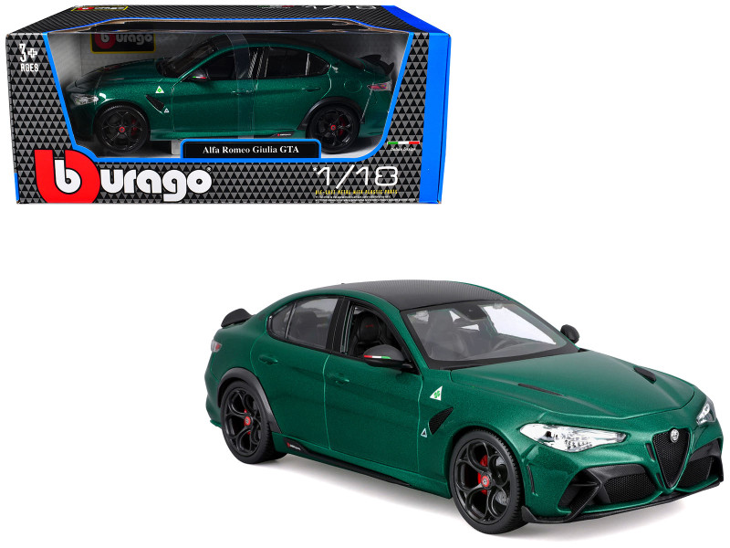 Alfa Romeo Giulia GTA Red Metallic with Carbon Top 1/18 Diecast