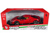 Ferrari 296 GTB Red Race Play Series 1/18 Diecast Model Car Bburago 16018RD