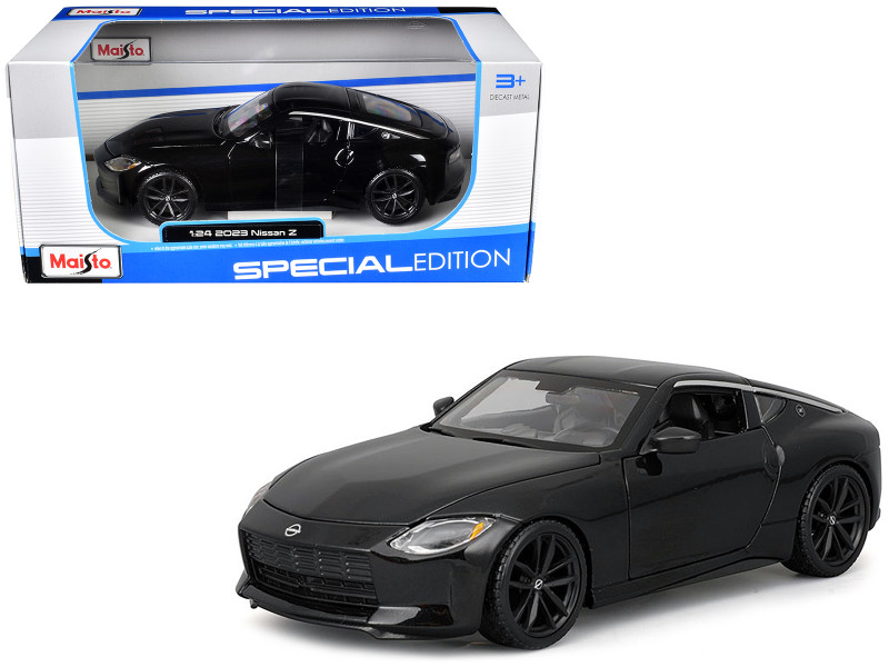 2023 Nissan Z Black Metallic Special Edition Series 1/24 Diecast Model Car Maisto 32904BK