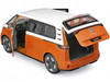 2023 Volkswagen ID Buzz Van Orange and White Special Edition Series 1/24 Diecast Model Car Maisto 32914OR