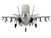 Lockheed F 35B Lightning II Aircraft Beast Mode VMFA 214 Black Sheep Marine Corps Air Station Yuma 2023 United States Marine Corps Air Power Series 1/72 Diecast Model Hobby Master HA4619B
