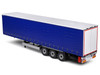 Tarpaulin Trailer Blue Truck Edition Series 1/24 Diecast Model Car Solido S2400504