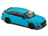 2022 Audi ABT RS 6 R Miami Blue 1/43 Diecast Model Car Solido S4310707