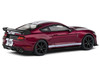 Shelby Mustang GT500 Fast Track Candy Purple with White Stripes 1/43 Diecast Model Car Solido S4311510