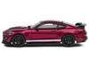 Shelby Mustang GT500 Fast Track Candy Purple with White Stripes 1/43 Diecast Model Car Solido S4311510