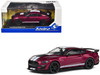 Shelby Mustang GT500 Fast Track Candy Purple with White Stripes 1/43 Diecast Model Car Solido S4311510