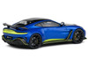 Aston Martin V12 Vantage Blue Metallic with Black Hood and Top 1/43 Diecast Model Car Solido S4314103