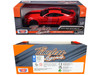 2018 Ford Mustang GT 5 0 Red with Black Stripes Timeless Legends Series 1/24 Diecast Model Car Motormax 79352TL-RBK