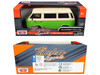 Volkswagen Type 2 T3 Van Green and Beige Timeless Legends Series 1/24 Diecast Model Car Motormax 79376GRN