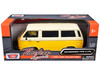 Volkswagen Type 2 T3 Van Yellow and Beige Timeless Legends Series 1/24 Diecast Model Car Motormax 79376Y