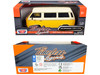 Volkswagen Type 2 T3 Van Yellow and Beige Timeless Legends Series 1/24 Diecast Model Car Motormax 79376Y