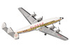 Lockheed L 1649A Starliner Commercial Aircraft Alaska Airlines Golden Nugget Service N7316C White and Gold with Red Stripes 1/200 Diecast Model Airplane Herpa HE573023