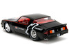 1979 Chevrolet Camaro Z28 Chevrolet Performance Black with Carbon Hood and Red Interior Bigtime Muscle Series 1/24 Diecast Model Car Jada 35207