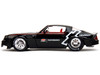 1979 Chevrolet Camaro Z28 Chevrolet Performance Black with Carbon Hood and Red Interior Bigtime Muscle Series 1/24 Diecast Model Car Jada 35207