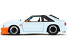 1989 Ford Mustang GT Gulf Oil Light Blue with Orange Stripe Bigtime Muscle Series 1/24 Diecast Model Car Jada 35208