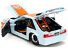 1989 Ford Mustang GT Gulf Oil Light Blue with Orange Stripe Bigtime Muscle Series 1/24 Diecast Model Car Jada 35208