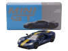 Ford GT Sunoco Blue with Yellow Stripes Limited Edition to 3600 pieces Worldwide 1/64 Diecast Model Car Mini GT MGT00614