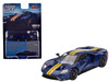 Ford GT Sunoco Blue with Yellow Stripes Limited Edition to 3600 pieces Worldwide 1/64 Diecast Model Car Mini GT MGT00614