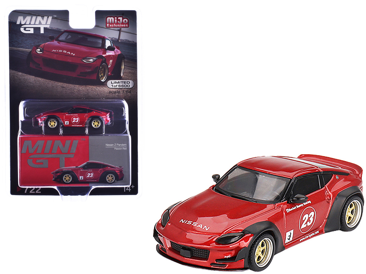 Nissan Z Pandem #23 Passion Red Metallic Limited Edition to 6600