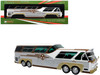 Sultana TM 44 18 SP Panoramico Coach Bus Tres Estrellas de Oro White and Brown with Silver Sides The Bus & Motorcoach Collection 1/43 Diecast Model Iconic Replicas 43-0495