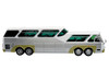 Sultana TM 44 18 SP Panoramico Coach Bus White with Silver Sides The Bus & Motorcoach Collection 1/43 Diecast Model Iconic Replicas 43-0497