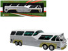 Sultana TM 44 18 SP Panoramico Coach Bus White with Silver Sides The Bus & Motorcoach Collection 1/43 Diecast Model Iconic Replicas 43-0497