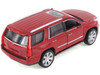 2017 Cadillac Escalade with Sunroof Red Metallic 1/24-1/27 Diecast Model Car Welly 24084R
