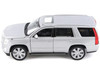 2017 Cadillac Escalade with Sunroof Silver Metallic 1/24-1/27 Diecast Model Car Welly 24084SIL