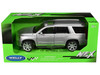 2017 Cadillac Escalade with Sunroof Silver Metallic 1/24-1/27 Diecast Model Car Welly 24084SIL