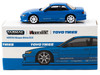 Nissan Silvia S13 Vertex RHD Right Hand Drive Blue Metallic Toyo Tires Global64 Series 1/64 Diecast Model Tarmac Works T64G-025-BL