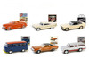 Vintage Ad Cars Set of 6 pieces Series 10 1/64 Diecast Model Cars Greenlight 39140SET