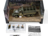 GMC CCKW 353B Cargo Truck 1st Infantry Division Weymouth England World War II 1945 United States Army with Figures Armoured Fighting Vehicle Series 1/32 Diecast Model Forces of Valor FOV-801201A