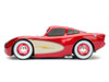 Cruising Lightning McQueen Red Metallic with Extra Wheels Disney & Pixar Cars Movie Hollywood Rides Series Diecast Model Car Jada 98033