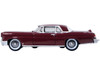 1956 Lincoln Continental Mark II Dark Red 1/87 (HO) Scale Diecast Model Car Oxford Diecast 87LC56005