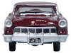 1956 Lincoln Continental Mark II Dark Red 1/87 (HO) Scale Diecast Model Car Oxford Diecast 87LC56005