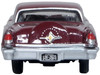 1956 Lincoln Continental Mark II Dark Red 1/87 (HO) Scale Diecast Model Car Oxford Diecast 87LC56005