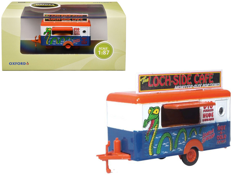 Mobile Food Trailer Loch Side Cafe 1/87 (HO) Scale Diecast Model Oxford Diecast 87TR020