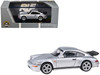 1987 RUF CTR Yellowbird Silver Metallic 1/64 Diecast Model Car Paragon Models PA-55298