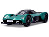 Aston Martin Valkyrie Green Metallic with Matt Black Top Special Edition Series 1/18 Diecast Model Car Maisto 31465GRN