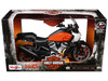 2021 Harley Davidson Pan America 1250 Motorcycle Orange and Black H D Custom 1/12 Diecast Model Maisto 32338