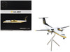 Bombardier C 147A Transport Aircraft Golden Knights Parachute Team United States Army 17 01610 White with Yellow Stripes and Black Tail Gemini 200 Series 1/200 Diecast Model Airplane GeminiJets G2ARM1271