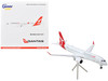 Airbus A220 300 Commercial Aircraft QantasLink Qantas Airways VH 4XB White with Red Tail Gemini 200 Series 1/200 Diecast Model Airplane GeminiJets G2QFA1326