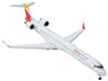 Bombardier CRJ1000 Commercial Aircraft Iberia Regional EC MVZ White with Red Tail 1/400 Diecast Model Airplane GeminiJets GJ2196